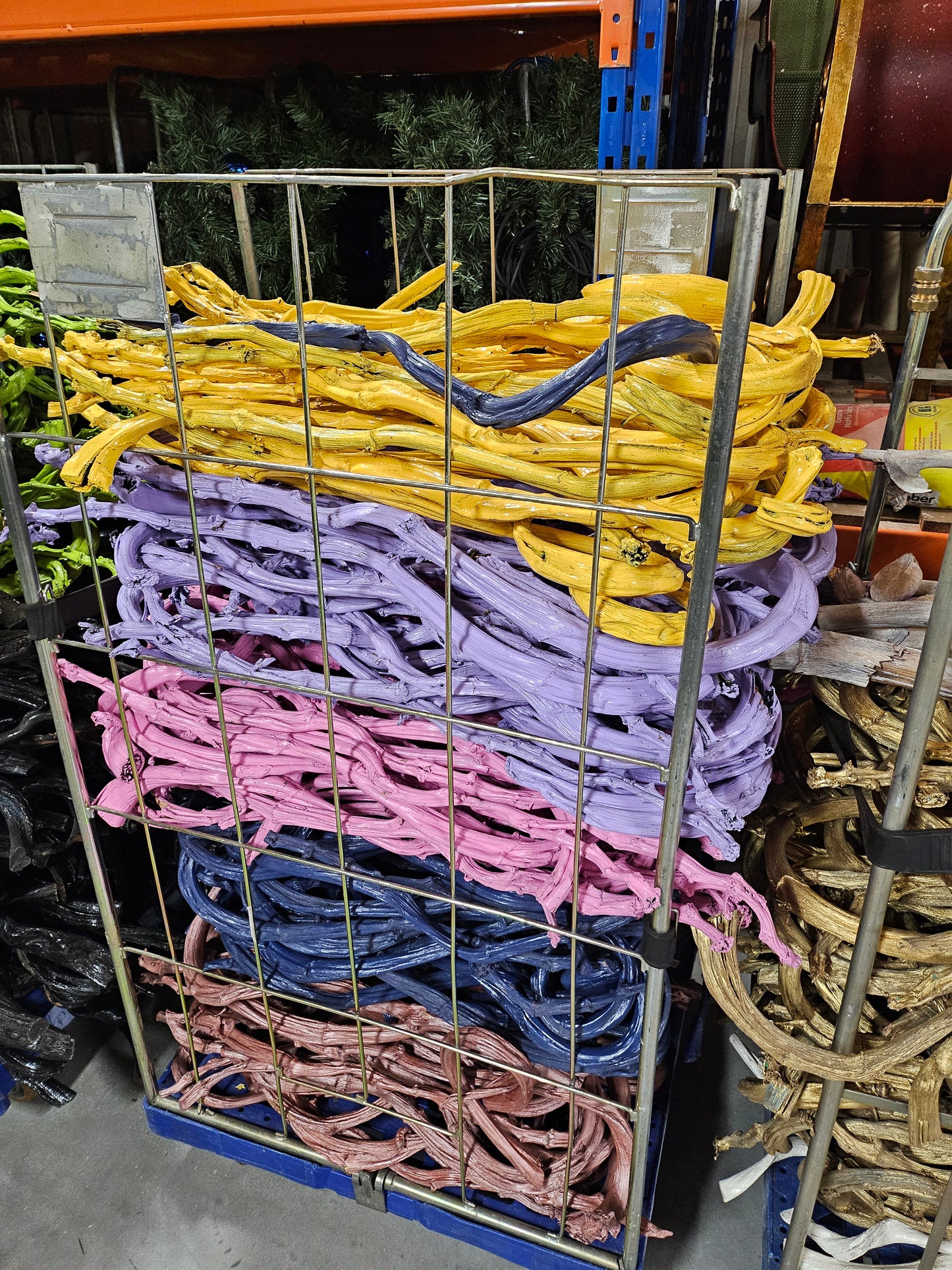 Decoratie takken inclusief rolcontainer