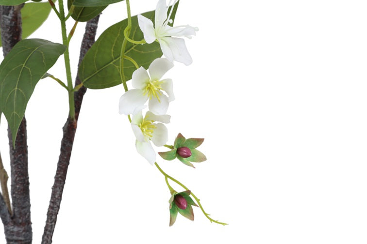 Art Plant on trunk Wisteria L white-L220B130H120CM