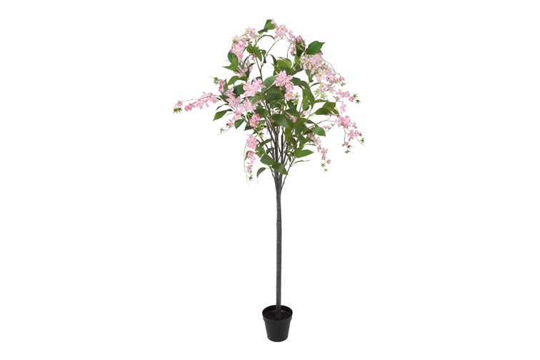 Art Plant on trunk Wisteria L pink-L220B130H120CM
