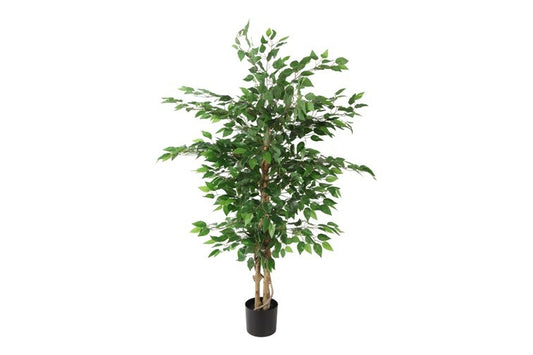 Kunstplant Ficus benjamina S groen-L110B110H150CM