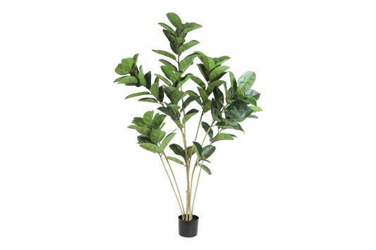 Kunstplant Ficus elastica M groen-L63B42H155CM