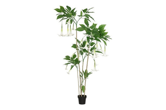 Kunstplant Datura L wit-L110B60H200CM