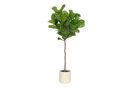 Kunstplant Ficus lyrata L groen-L90B75H170CM