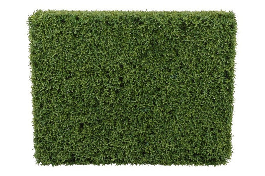 Art deco Buxus rec L green-L105B85H35CM