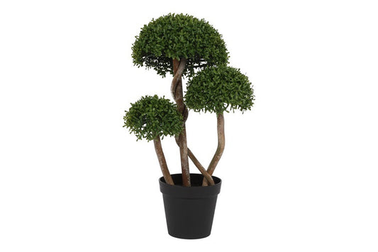 Artificial plant Buxus Bonsia S green-L80B40H32CM