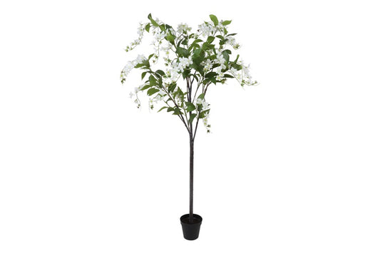 Art Plant on trunk Wisteria L white-L220B130H120CM