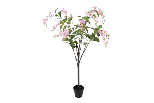 Kunstplant op stam Wisteria S roze-L180B60H120CM