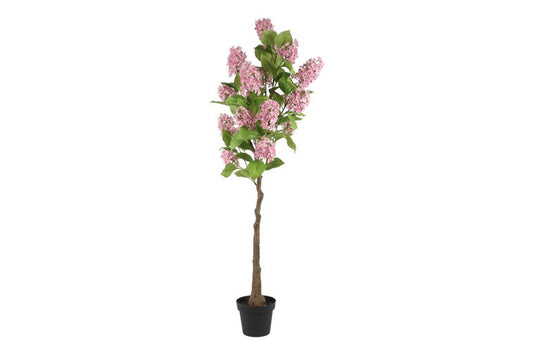 Kunstplant op stam Hydrangea L roze-L60B60H152CM