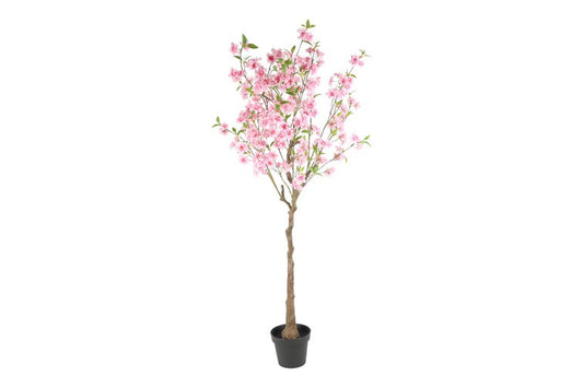 Kunstplant op stam Clematis L roze-L25B25H160CM