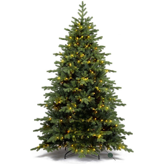 Kunstkerstboom - Spitsbergen PE / PVC Premium Smart - 1450 LED Lampjes - 360 cm